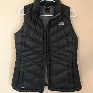 Women's Black North Face Vest (Size M)